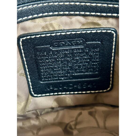 Vintage Coach Soho Small Black Leather Hobo Bag | Vintage Coach Purse - Picture 6 of 6